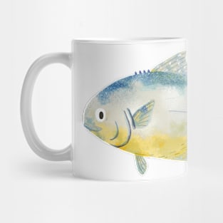 Little Blue Yellow Fish Mug